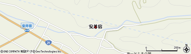 鳥取県八頭町（八頭郡）安井宿周辺の地図