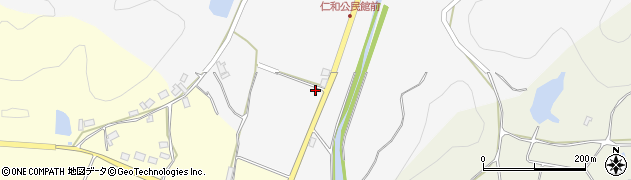 京都府綾部市仁和町（欠所）周辺の地図