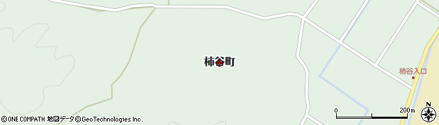 島根県安来市柿谷町周辺の地図