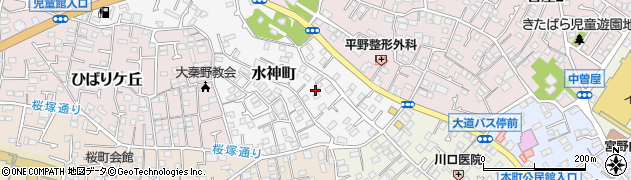 神奈川県秦野市水神町4周辺の地図