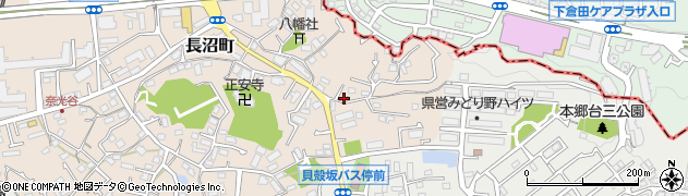 神奈川県横浜市栄区長沼町846周辺の地図