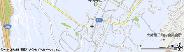 岐阜県多治見市大薮町1837周辺の地図