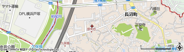 神奈川県横浜市栄区長沼町282周辺の地図