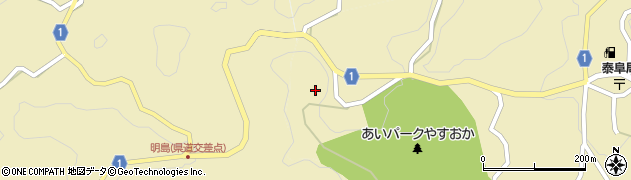 長野県下伊那郡泰阜村3385周辺の地図