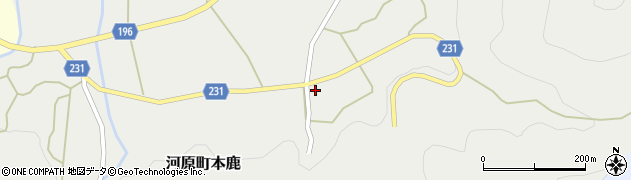 鳥取県鳥取市河原町本鹿280周辺の地図
