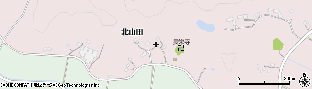 千葉県睦沢町（長生郡）北山田周辺の地図