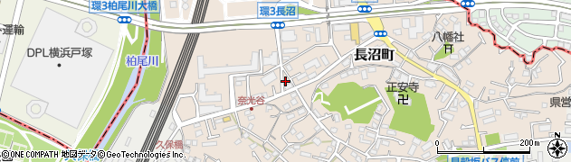 神奈川県横浜市栄区長沼町277周辺の地図