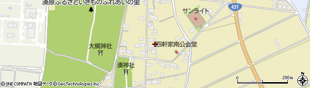 島根県出雲市大社町中荒木（四軒家南）周辺の地図