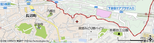 神奈川県横浜市栄区長沼町858周辺の地図