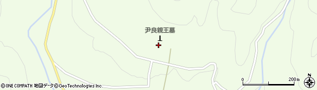 尹良親王墓周辺の地図