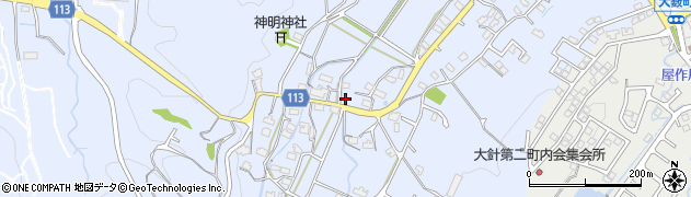 岐阜県多治見市大薮町1440周辺の地図
