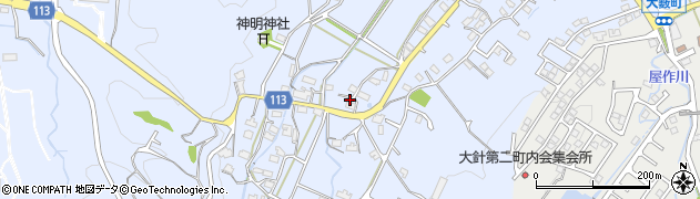 岐阜県多治見市大薮町1443周辺の地図