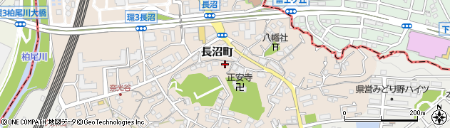神奈川県横浜市栄区長沼町640周辺の地図