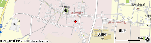 滋賀県米原市市場350周辺の地図