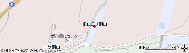 愛知県犬山市善師野田口二ノ洞口周辺の地図