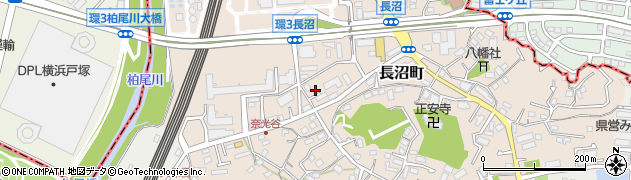 神奈川県横浜市栄区長沼町322周辺の地図