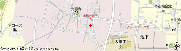 滋賀県米原市市場349周辺の地図