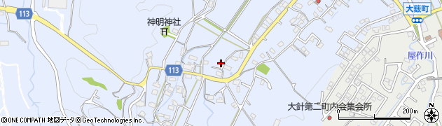 岐阜県多治見市大薮町1424周辺の地図