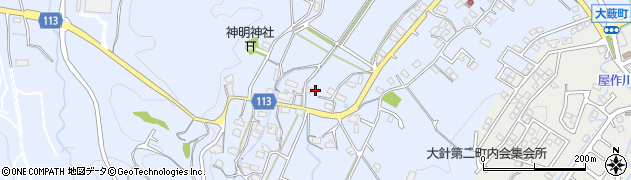 岐阜県多治見市大薮町1439周辺の地図