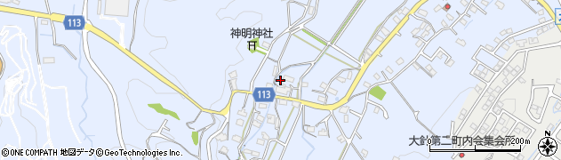 岐阜県多治見市大薮町1423周辺の地図