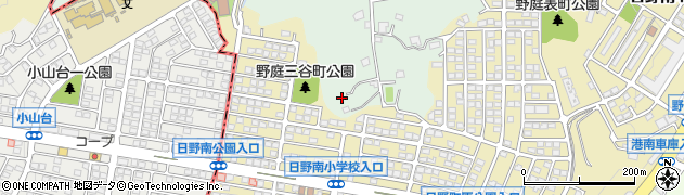 神奈川県横浜市港南区野庭町2617周辺の地図