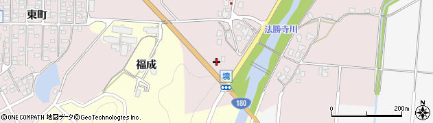 鳥取県西伯郡南部町境1198周辺の地図