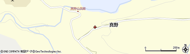 鳥取県西伯郡伯耆町真野512周辺の地図