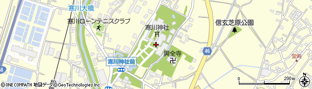 寒川神社少年館周辺の地図