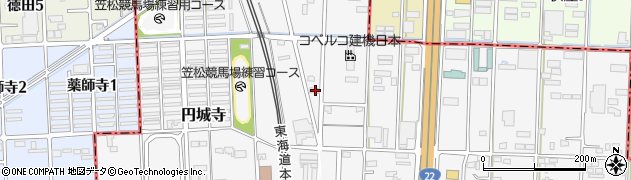 岐阜県羽島郡笠松町円城寺474周辺の地図