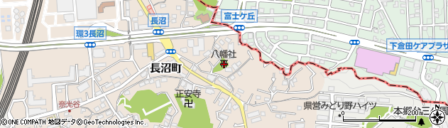 神奈川県横浜市栄区長沼町775周辺の地図