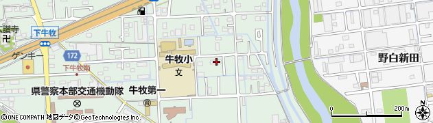 岐阜県瑞穂市牛牧1548周辺の地図