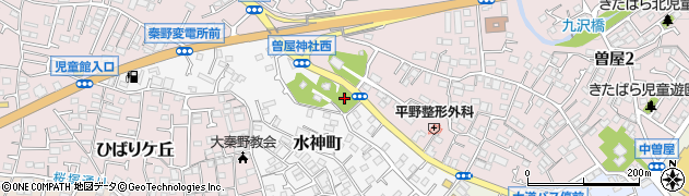曽屋水道記念公園周辺の地図