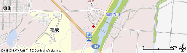 鳥取県西伯郡南部町境1212周辺の地図