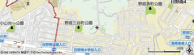 神奈川県横浜市港南区野庭町2611周辺の地図