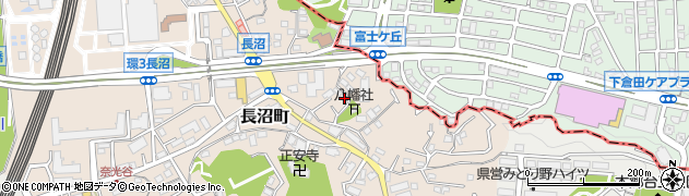 神奈川県横浜市栄区長沼町753周辺の地図