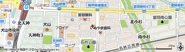 １００円ショップセリア犬山店周辺の地図