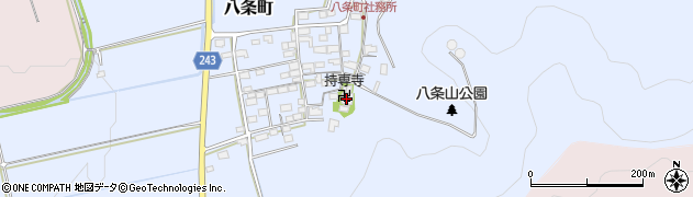 持専寺周辺の地図