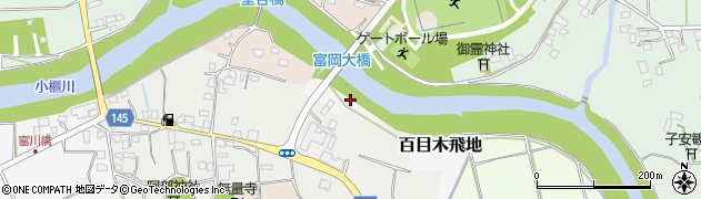 千葉県袖ケ浦市百目木飛地周辺の地図