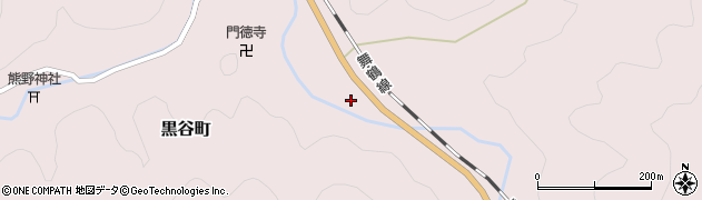 京都府綾部市黒谷町（立ノベ）周辺の地図