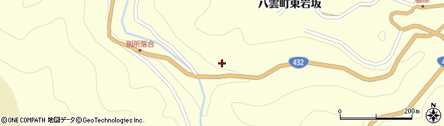 島根県松江市八雲町東岩坂2013周辺の地図