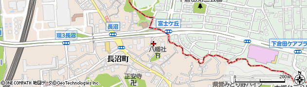 神奈川県横浜市栄区長沼町751周辺の地図