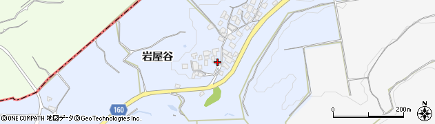 鳥取県西伯郡伯耆町岩屋谷450周辺の地図