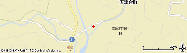 京都府綾部市五津合町寺内59周辺の地図