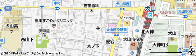 愛知県犬山市犬山東古券276周辺の地図