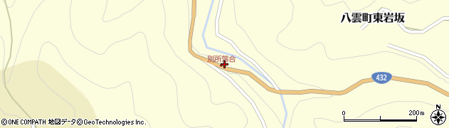 島根県松江市八雲町東岩坂1951周辺の地図