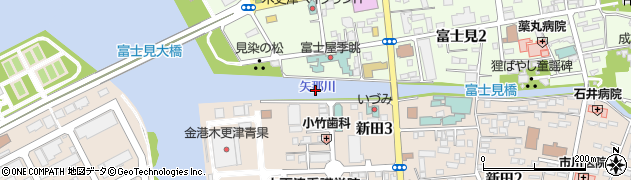 矢那川周辺の地図