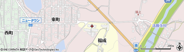 鳥取県西伯郡南部町福成3292 住所一覧から地図を検索