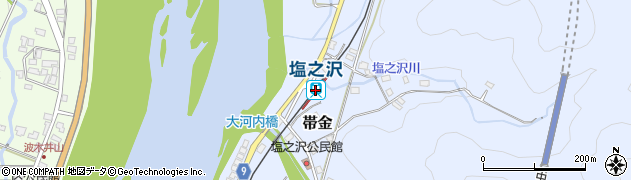 塩之沢駅周辺の地図