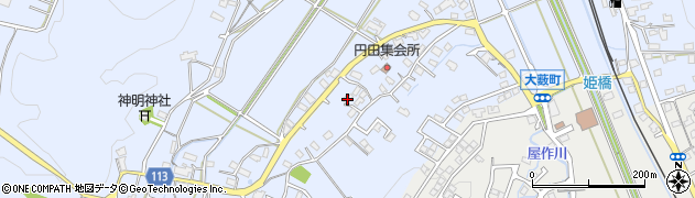 岐阜県多治見市大薮町1607周辺の地図