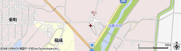 鳥取県西伯郡南部町境1169周辺の地図
